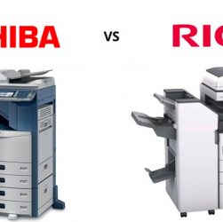 Máy photocopy Ricoh và Toshiba – nên thuê máy nào?