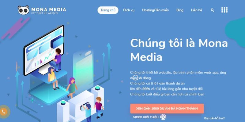 Mona Media - Công ty thiết kế website công ty luật hàng đầu Việt Nam
