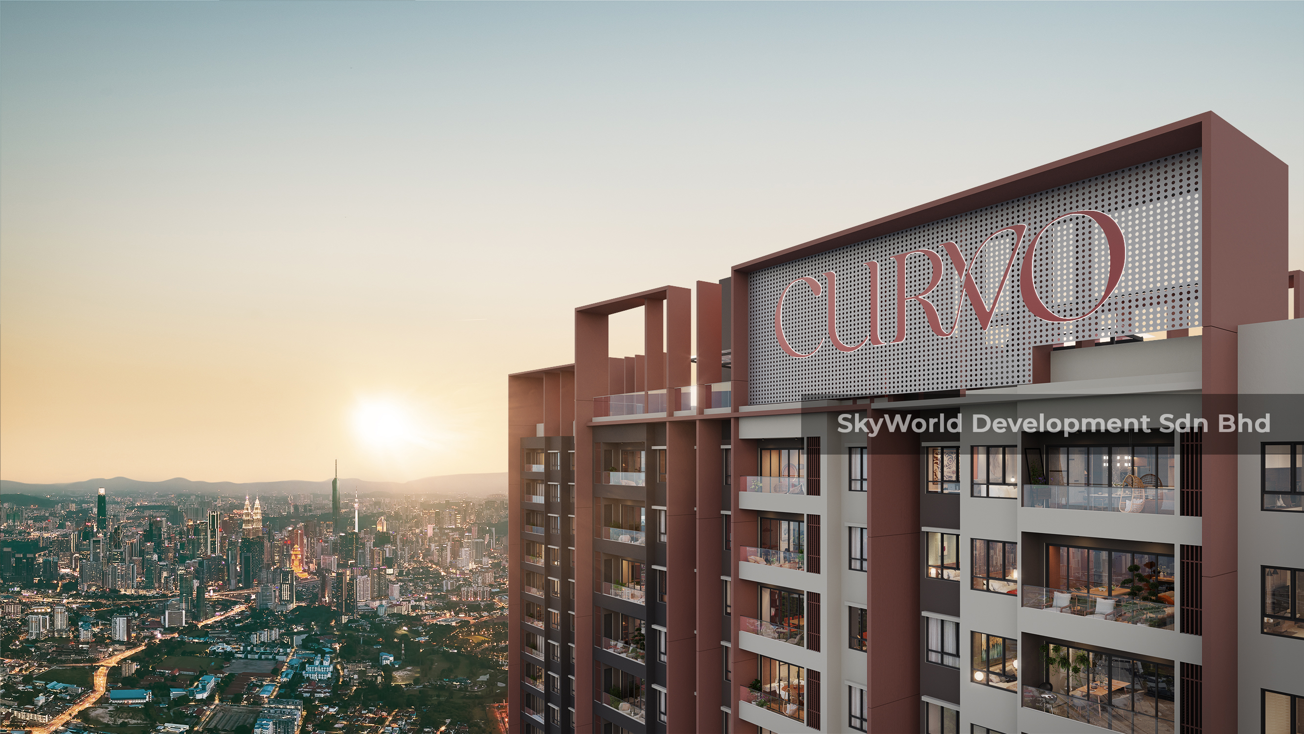 Phong cách thiết kế hiện đại thu hút các nhà đầu tư của Curvo Residences