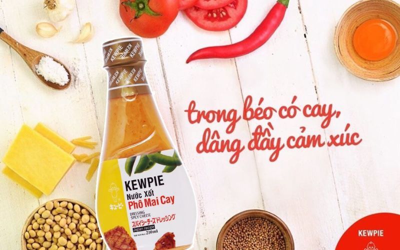 sốt chấm phô mai cay kewpie