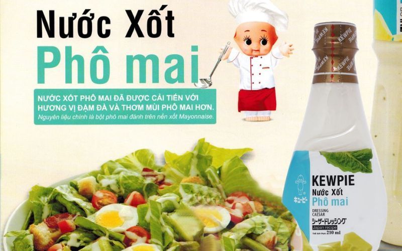 nước xốt phô mai kewpie