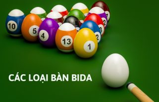 các loại bàn bida