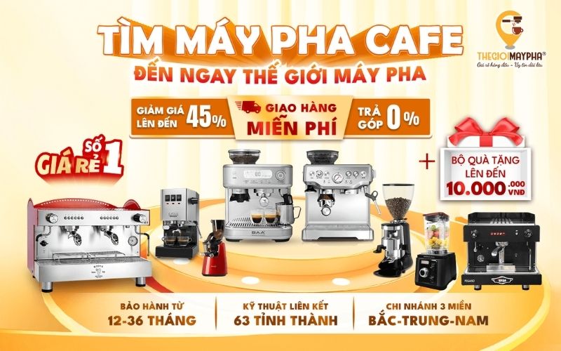địa chỉ bán máy pha cà phê chính hãng thegioimaypha.com