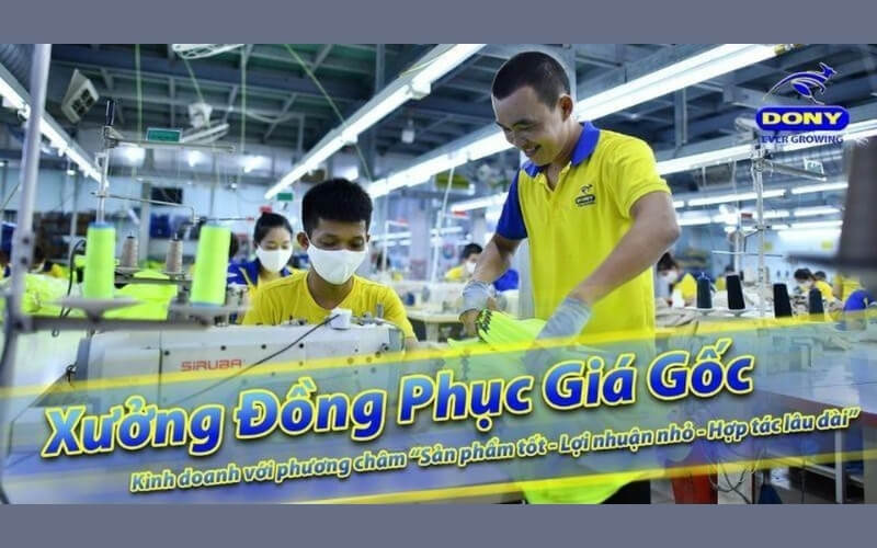 Dony - công ty may đồng phục bảo hộ lao động tại tphcm