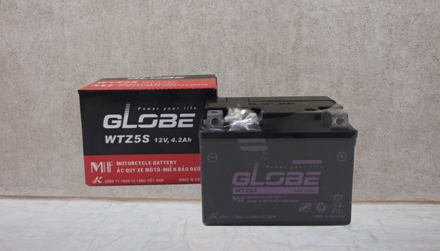 Thương hiệu ắc quy xe máy Globe