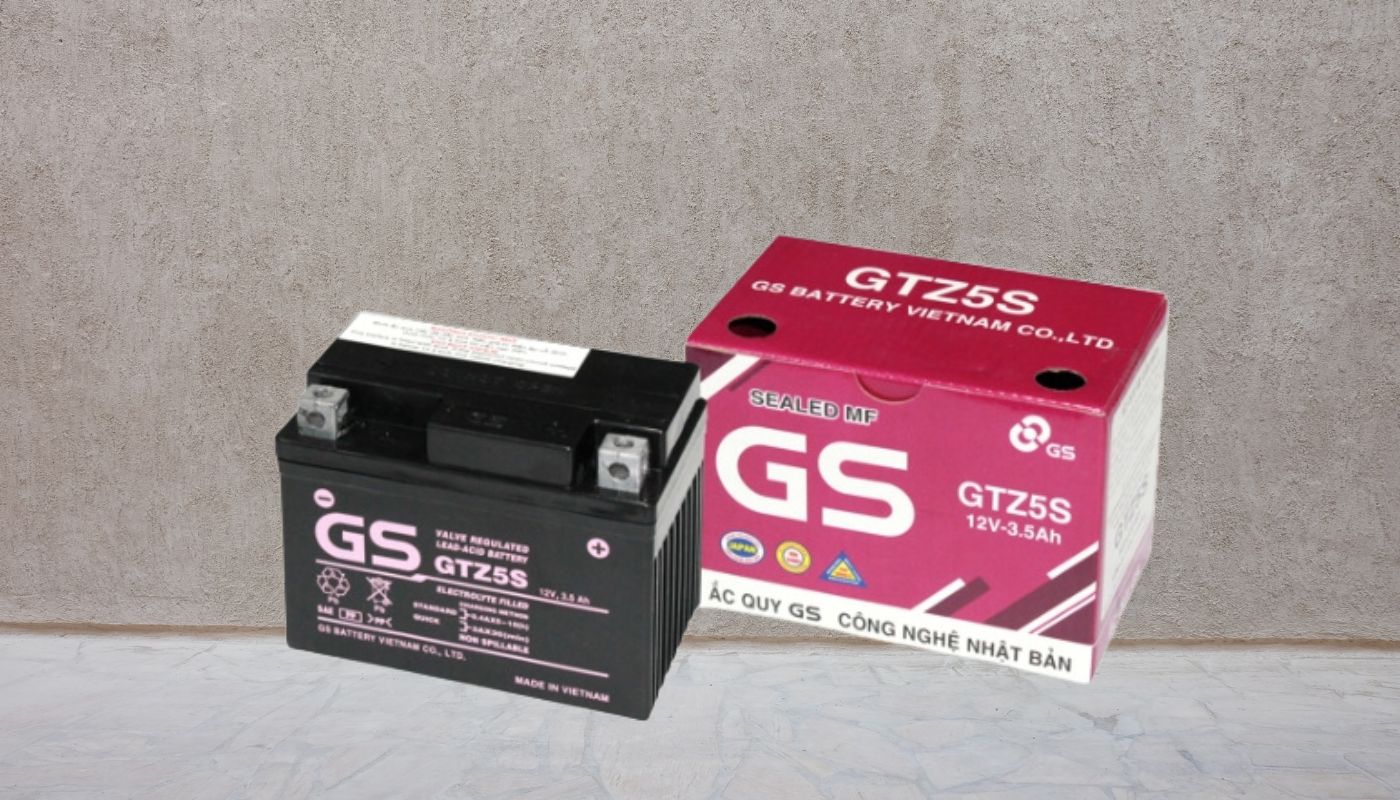 GS GTZ5S - Loại ắc quy xe máy tại Ắc Quy Việt Nhật bán chạy