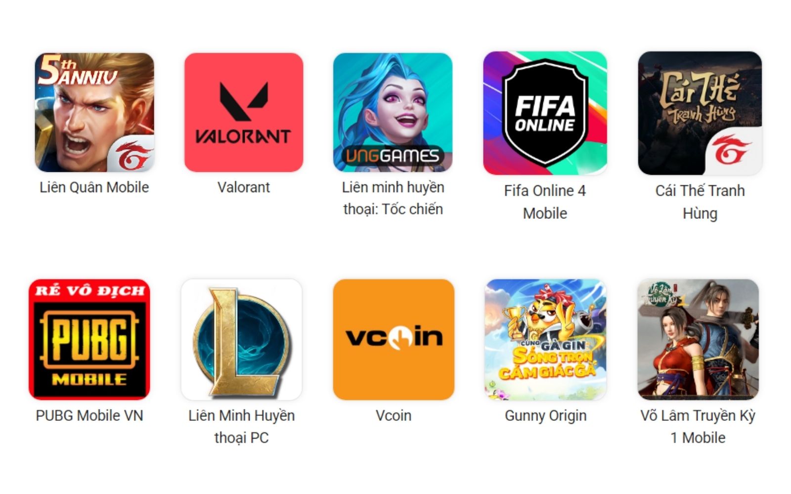 Dịch vụ nạp Top Up tại Doithe.com