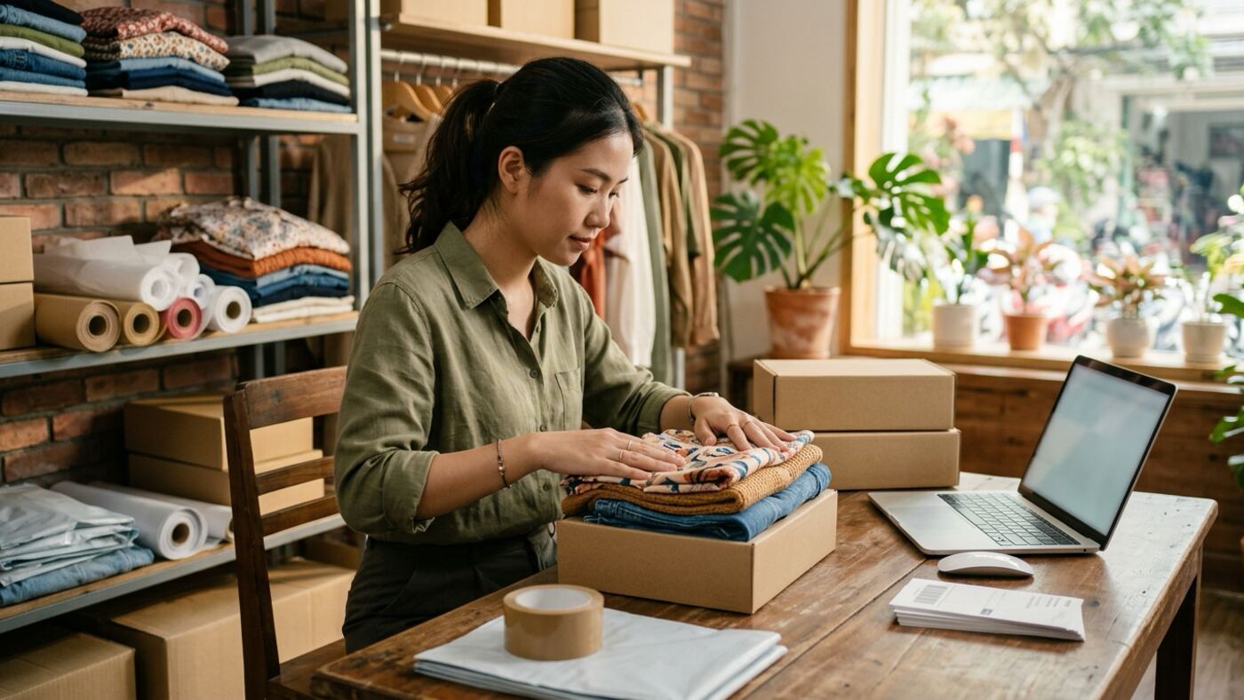 Chủ shop quần áo tìm hiểu thu hộ là gì khi đóng hàng